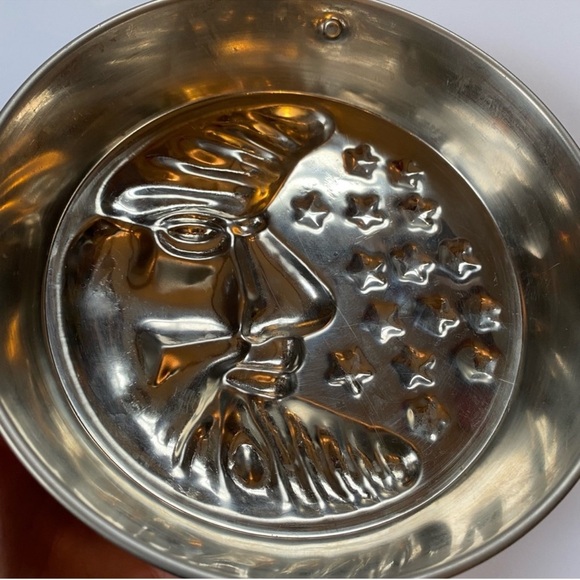 Vintage Copper Moon And Stars Celestial Copper Baking Mold ODI Made In Korea - Picture 11 of 11